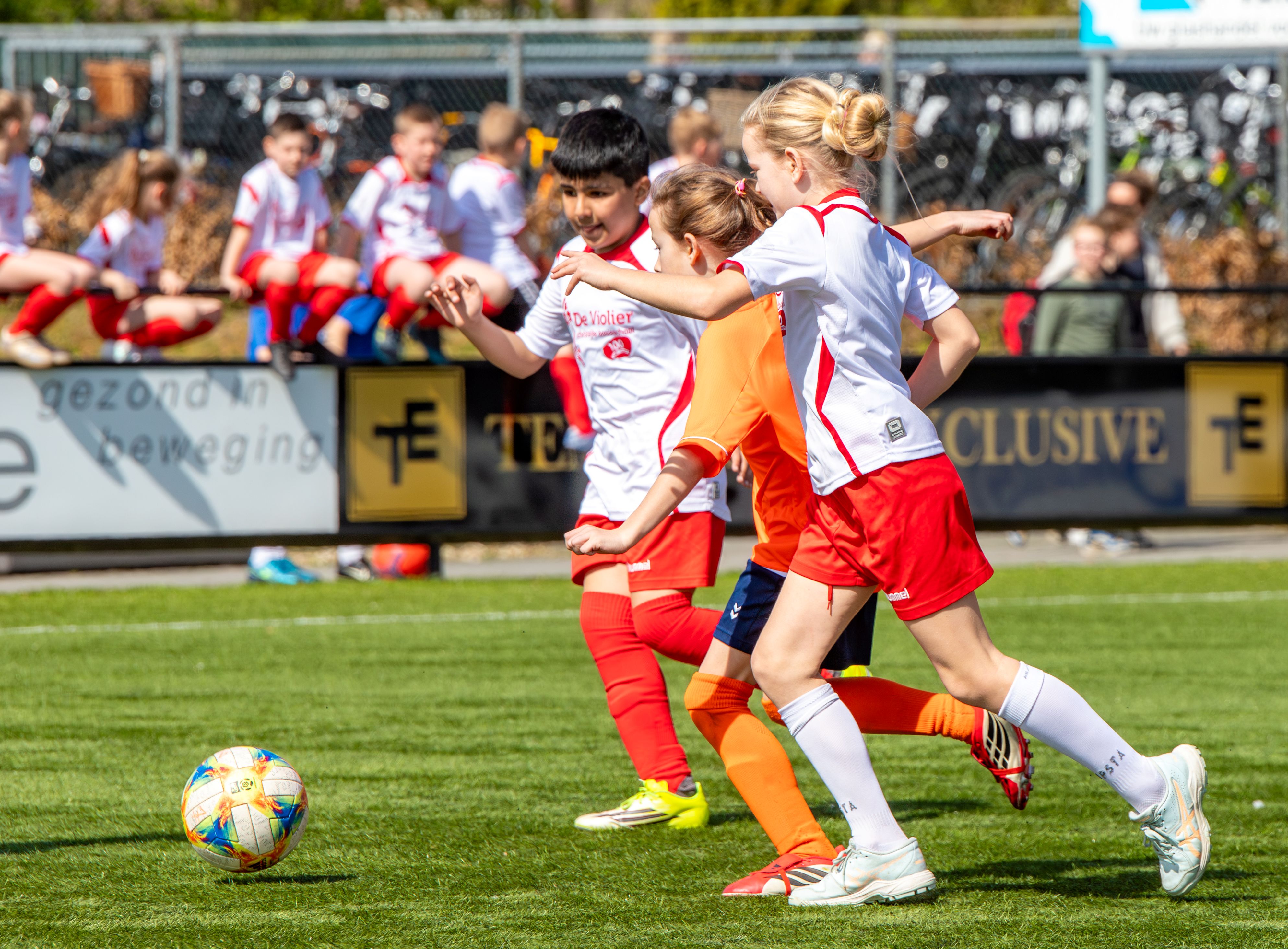 Schoolvoetbal bij KCVO, Poule C , 5 en 6 jarigen - 8 april 2026