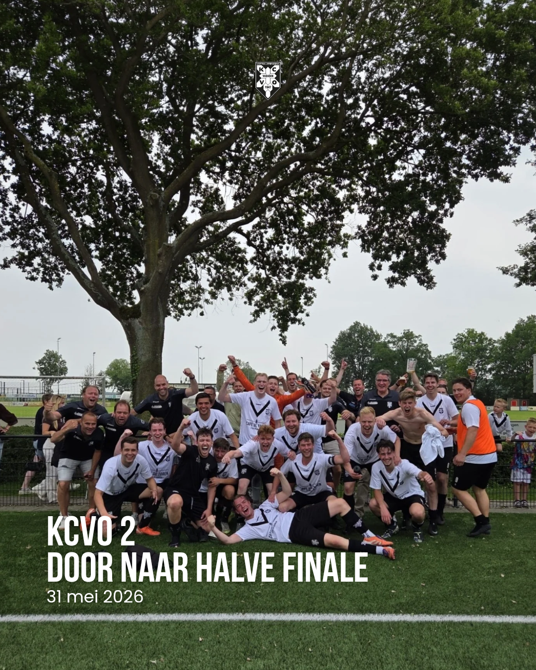 KCVO 2 naar de halve finale van de nacompetitie!