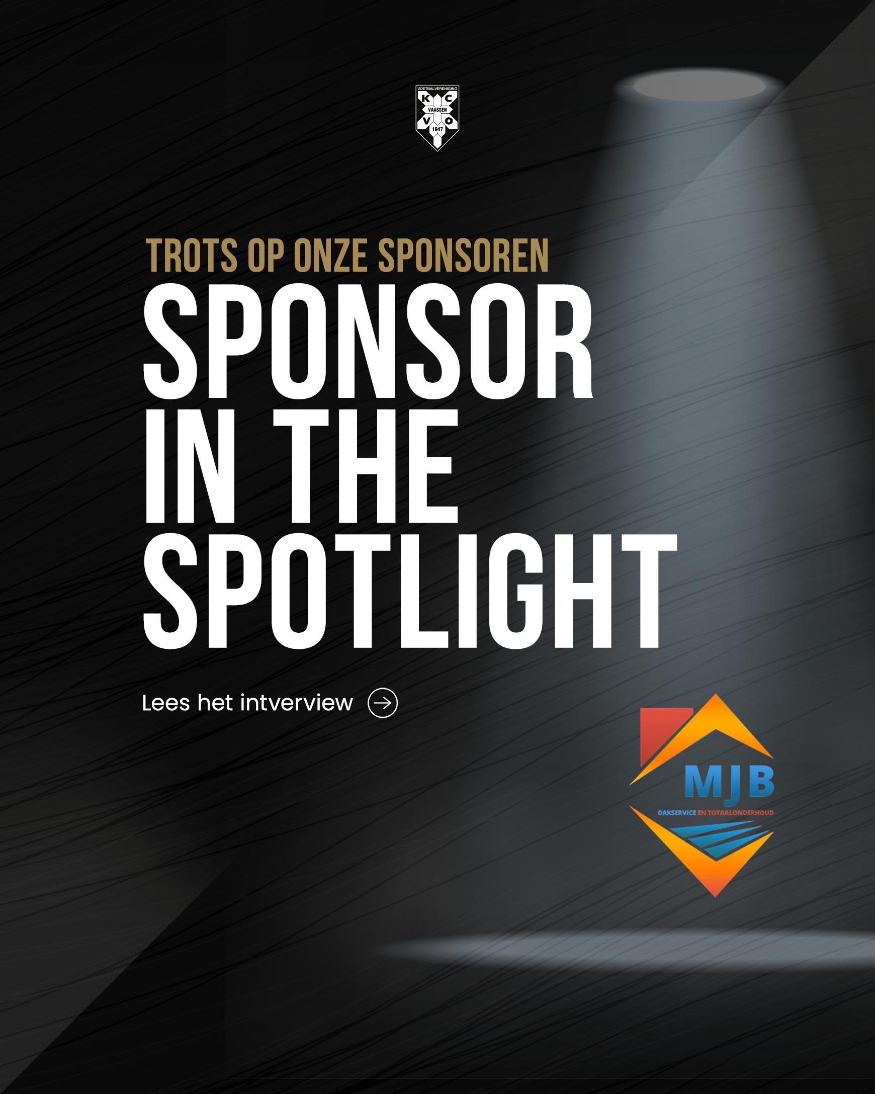 Sponsor in the spotlight: MJB Dakservice en totaalonderhoud