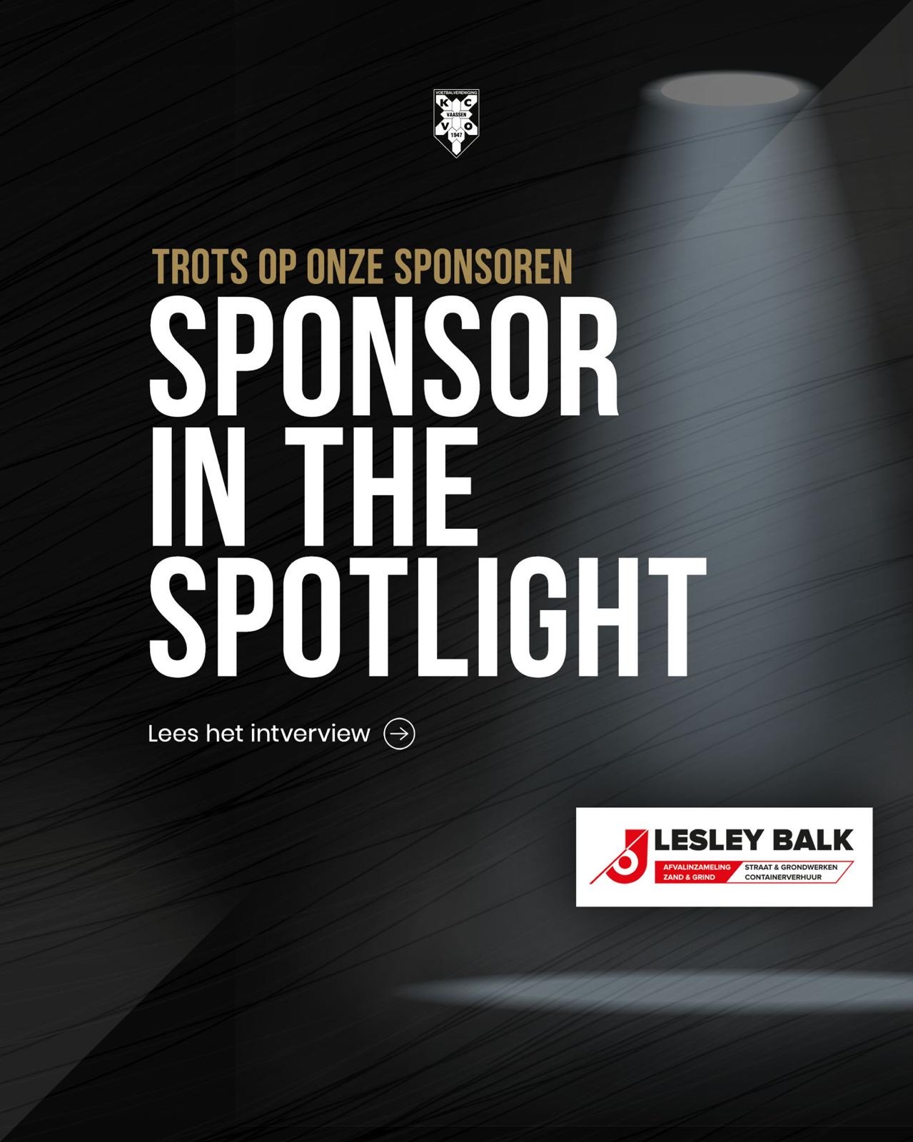 Sponsor in the spotlight: Lesley Balk