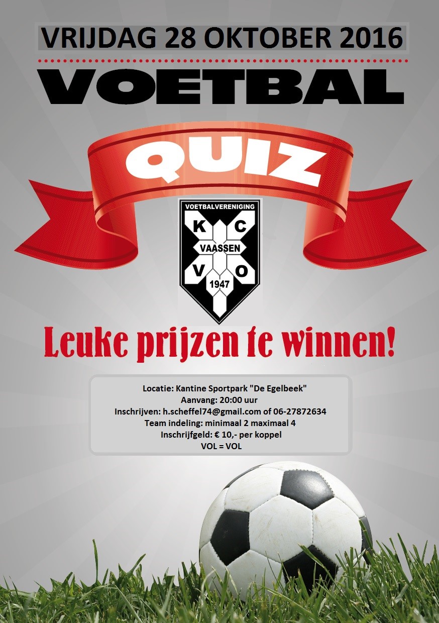 Voetbalquiz bij KCVO!