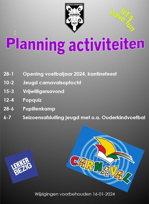 Planning Activiteiten