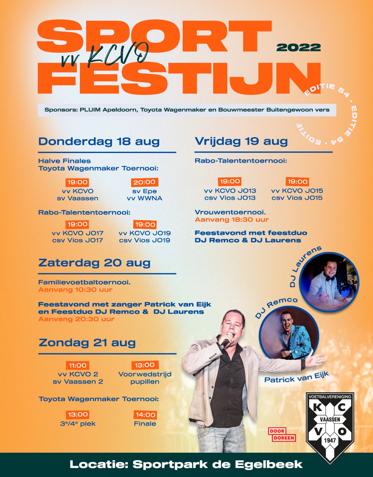 KCVO Sportfestijn en familietoernooi