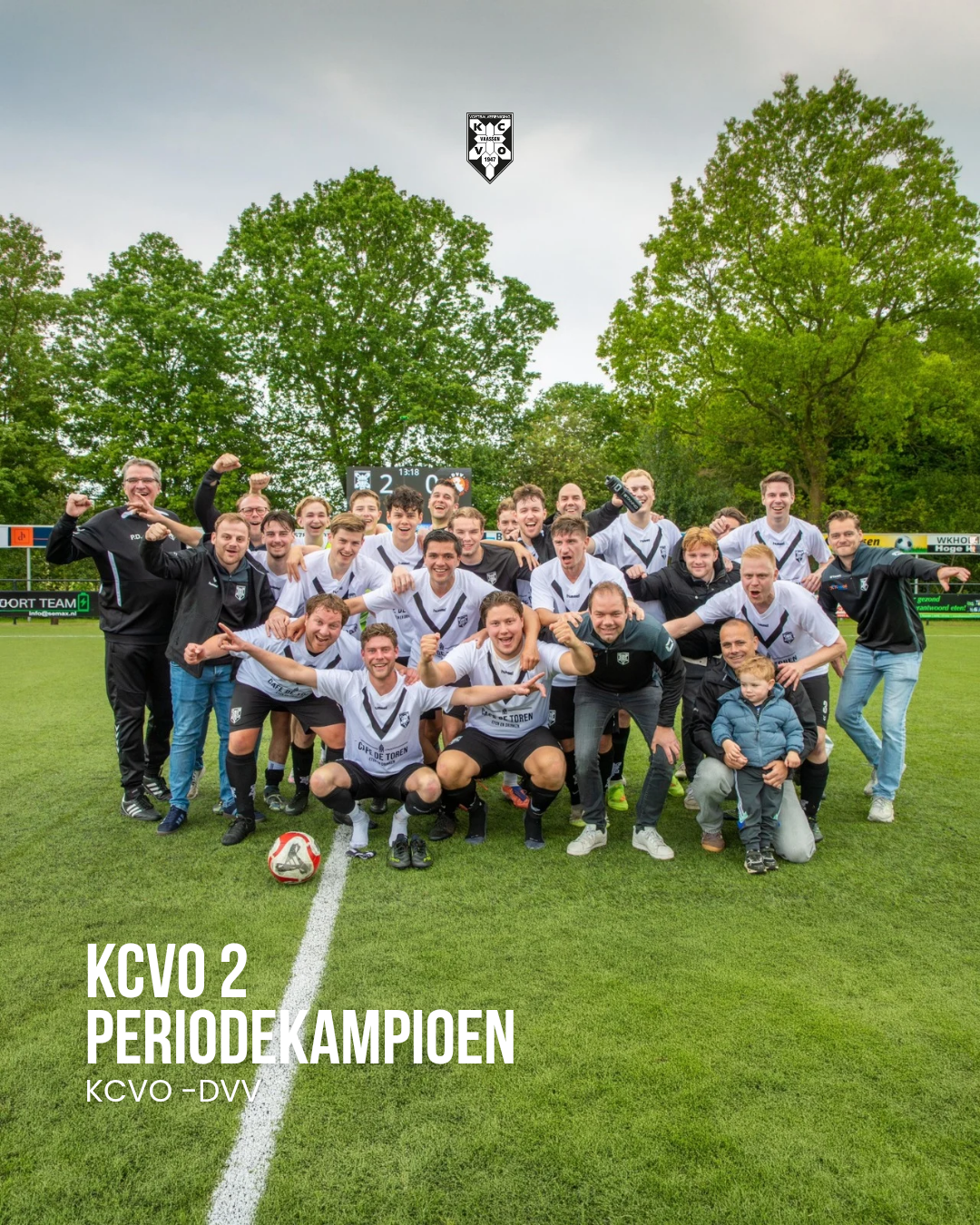 KCVO 2 pakt periodetitel tegen DVV