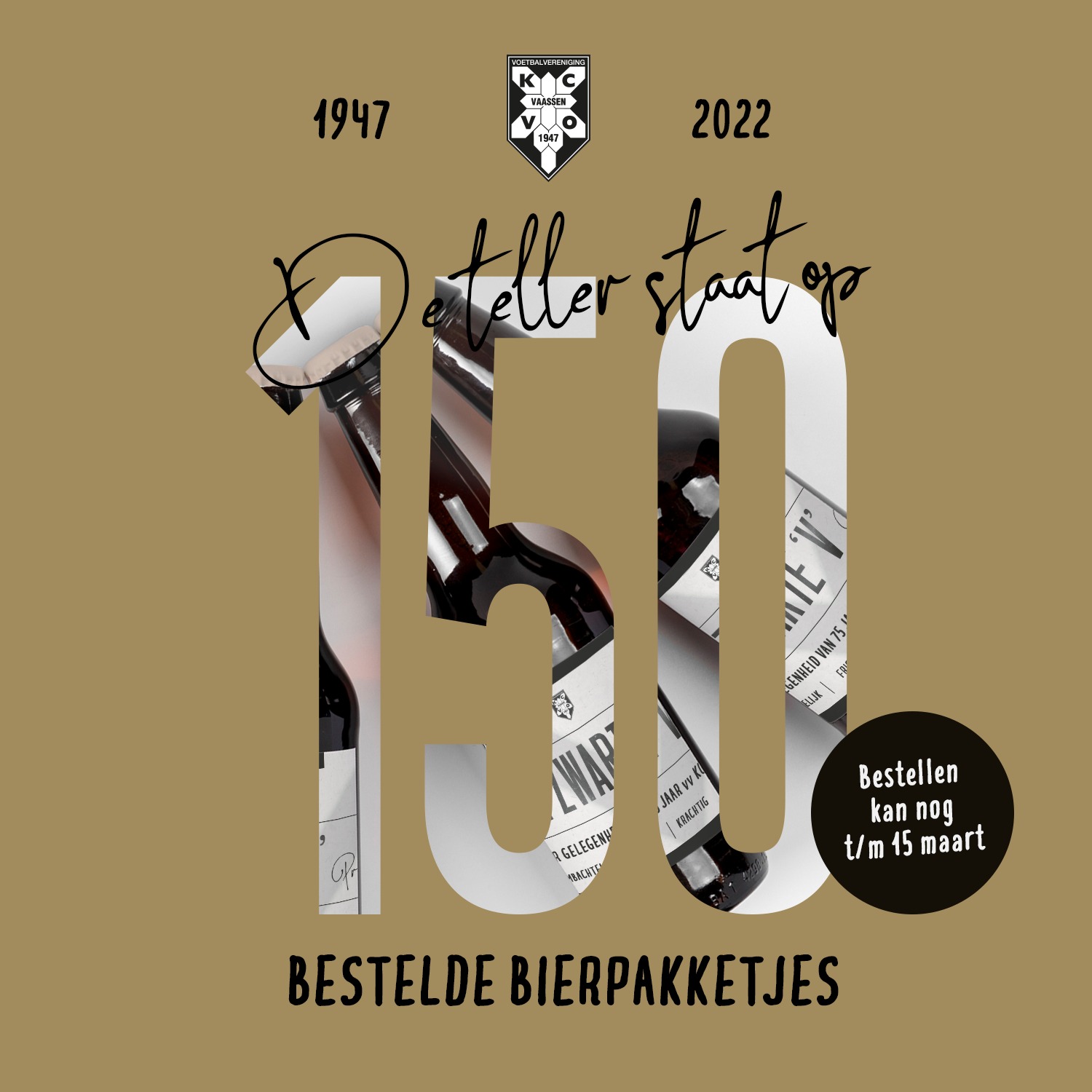 Al 150 bierpakketjes besteld!