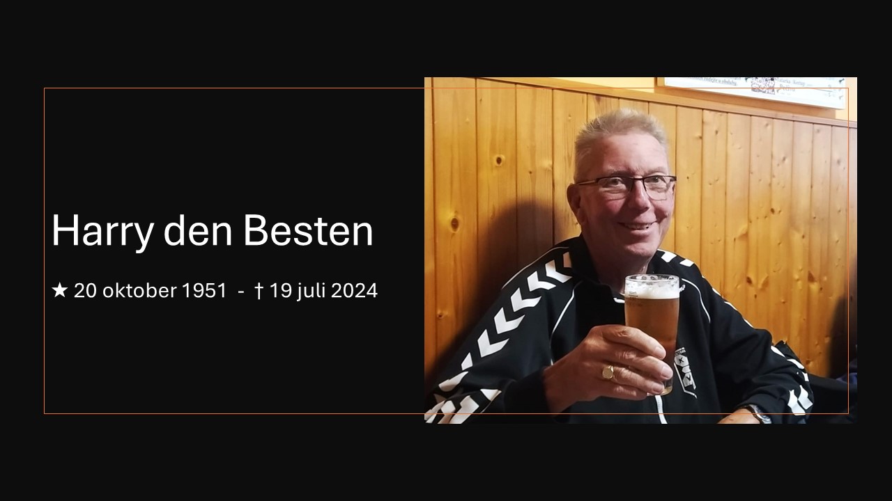 IN MEMORIAM Harry den Besten