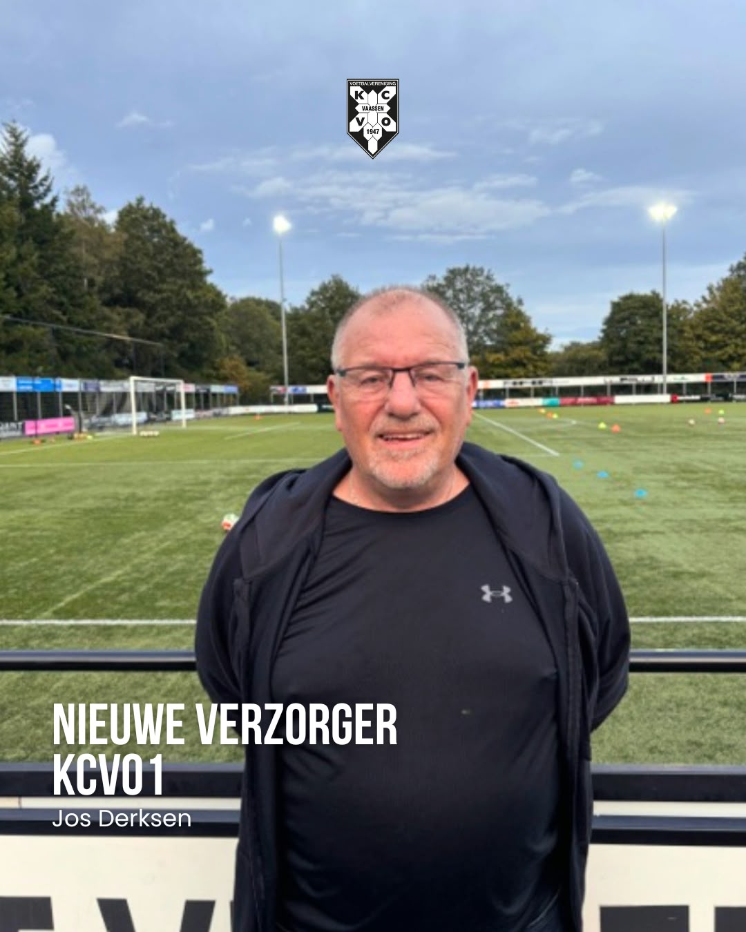 Nieuwe verzorger KCVO 1 Jos Derksen