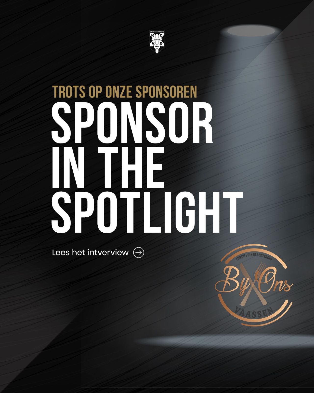 Sponsor in the spotlight: Bij Ons Vaassen