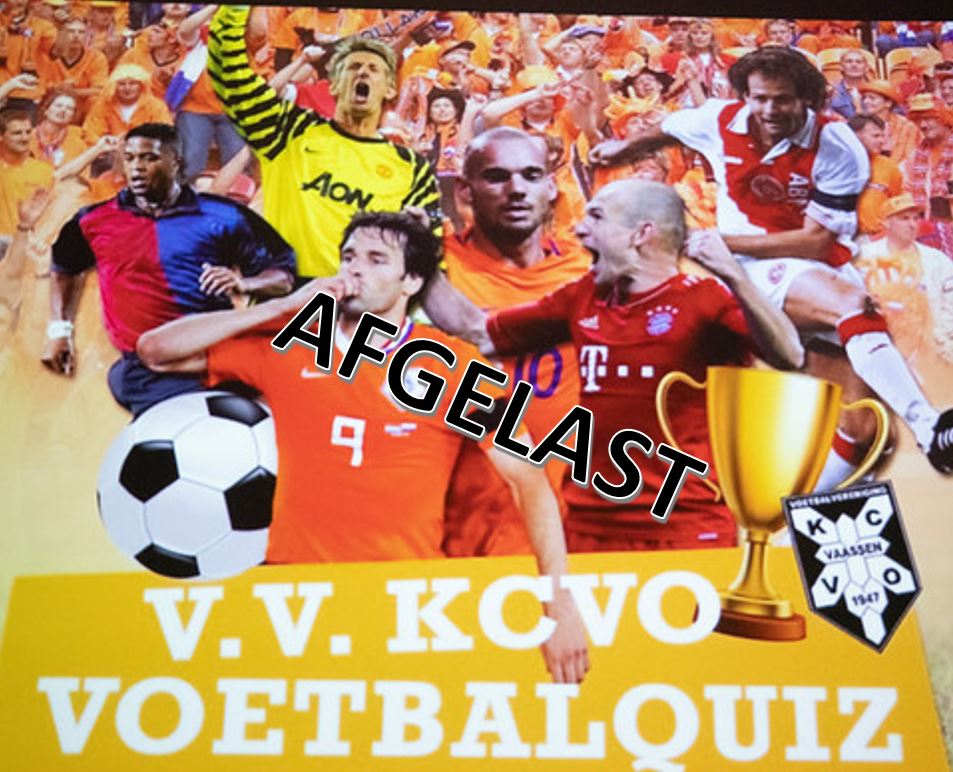 Corona zet streep door KCVO Voetbalquiz