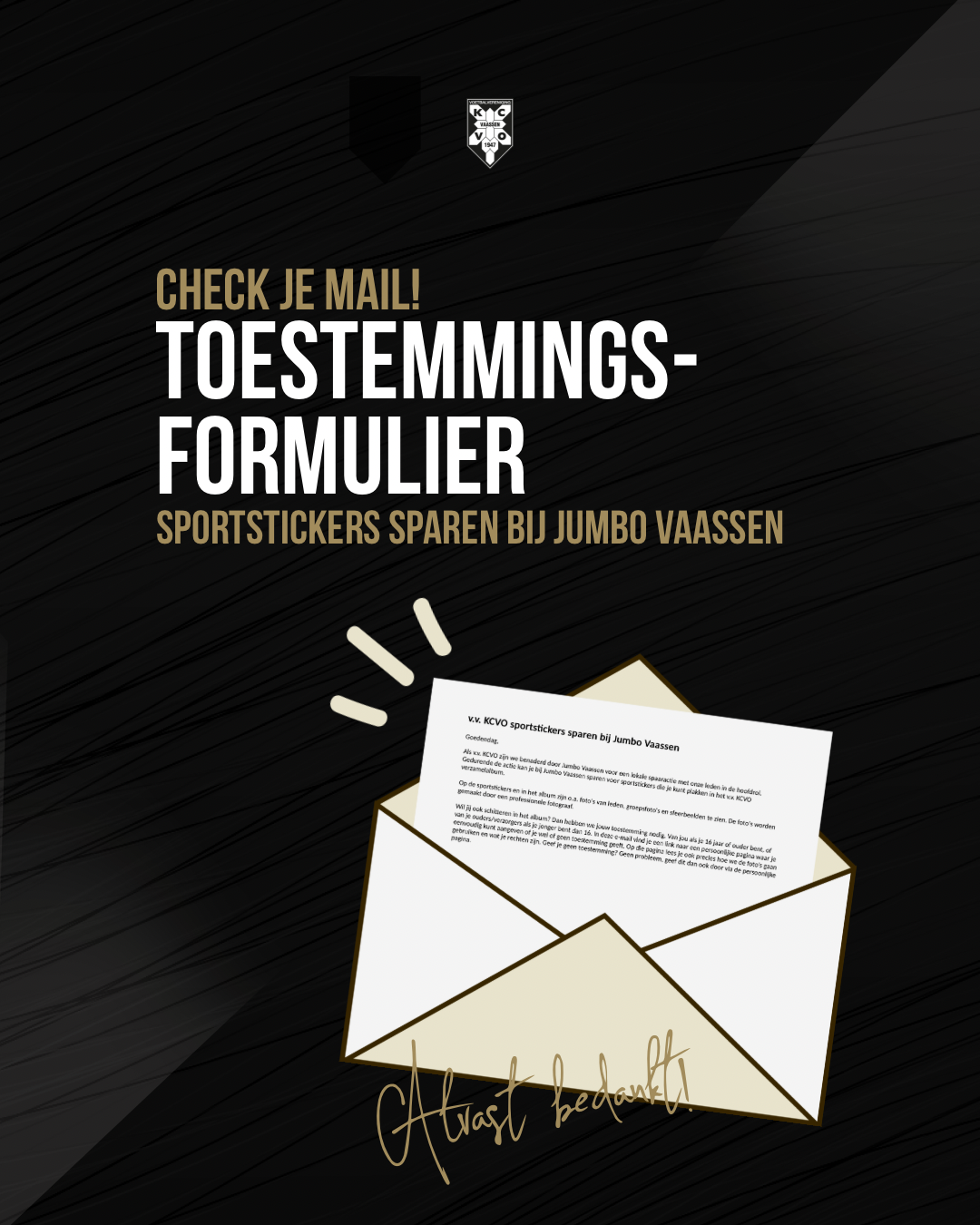 Toestemming sportstickers jumbo