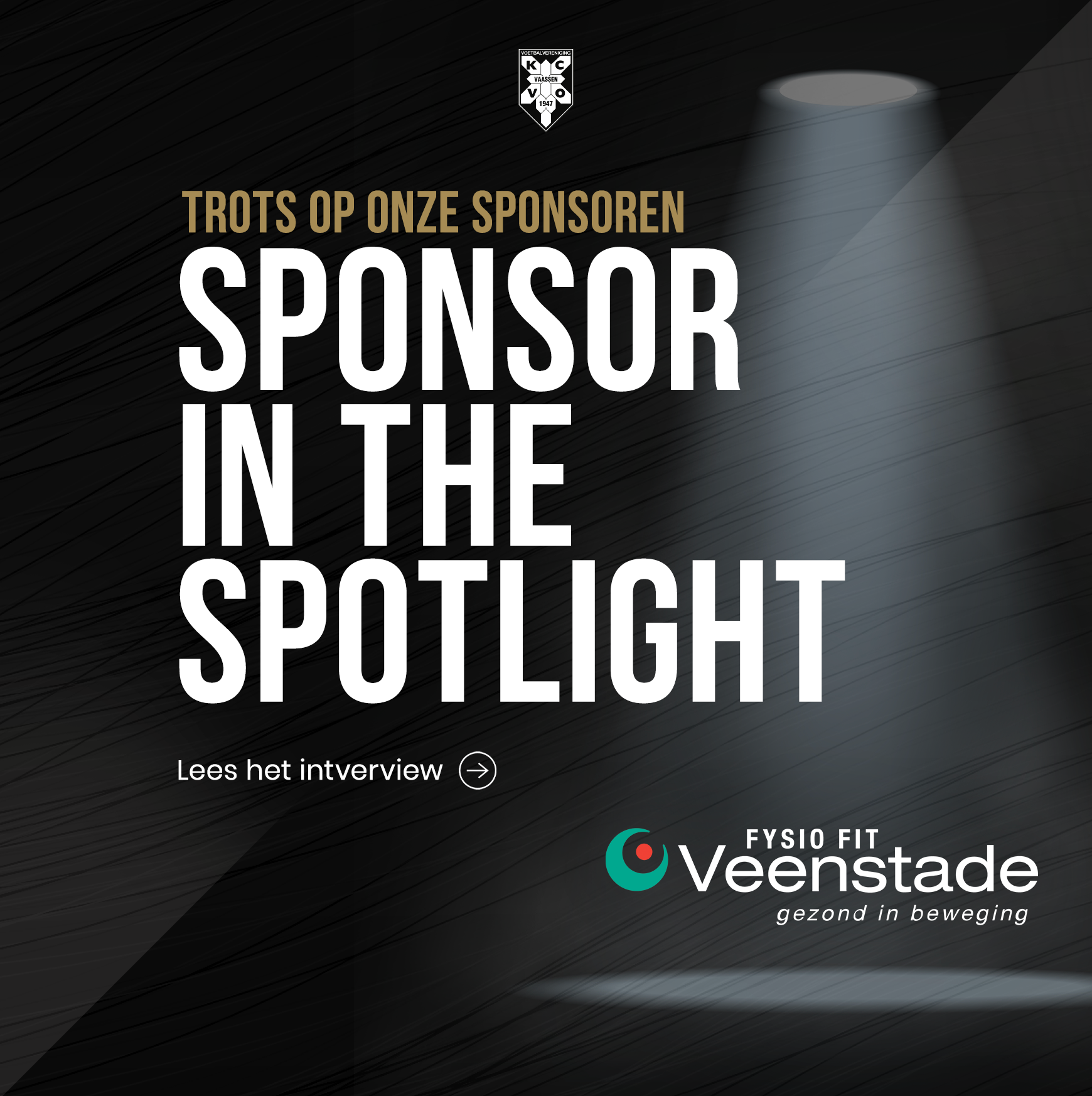 Sponsor in the Spotlight: Veenstade