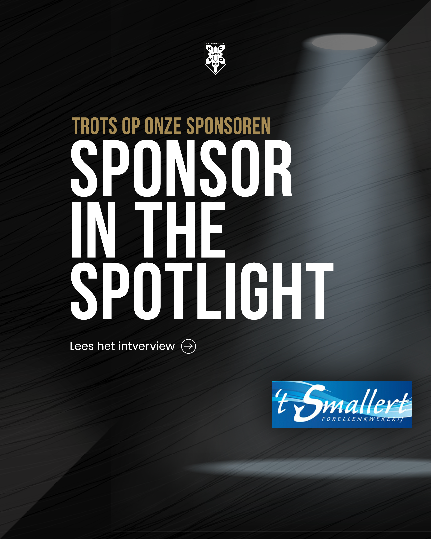 Sponsor in the Spotlight: ‘t Smallert