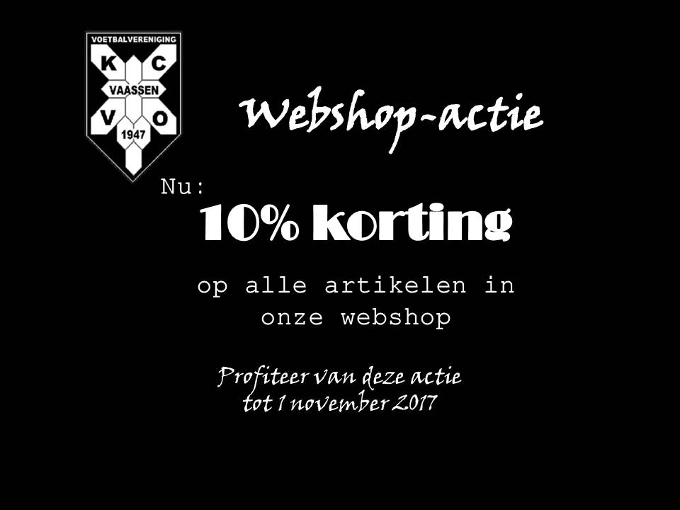 Webshop aanbieding