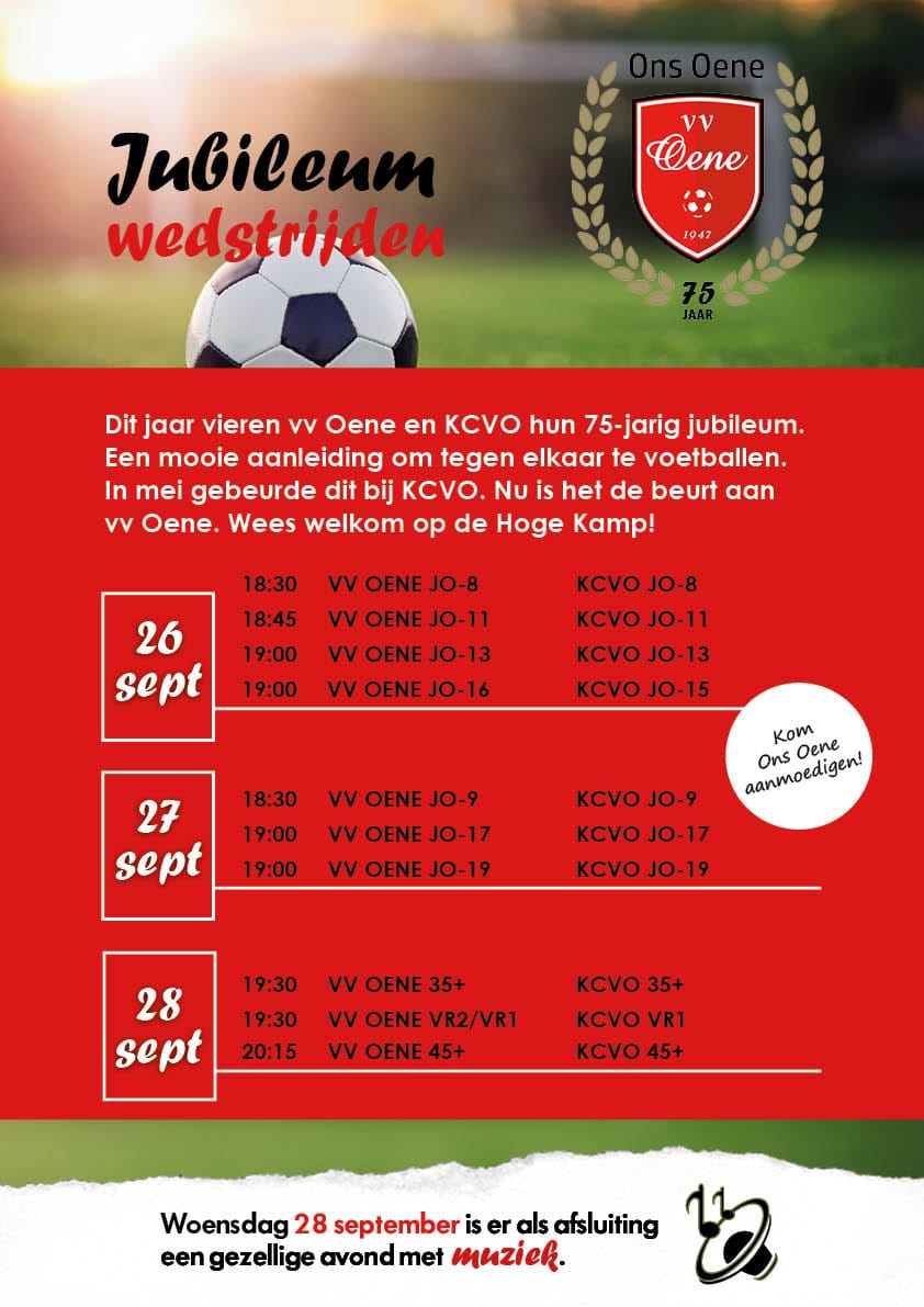 Oene 75 jaar jubileum