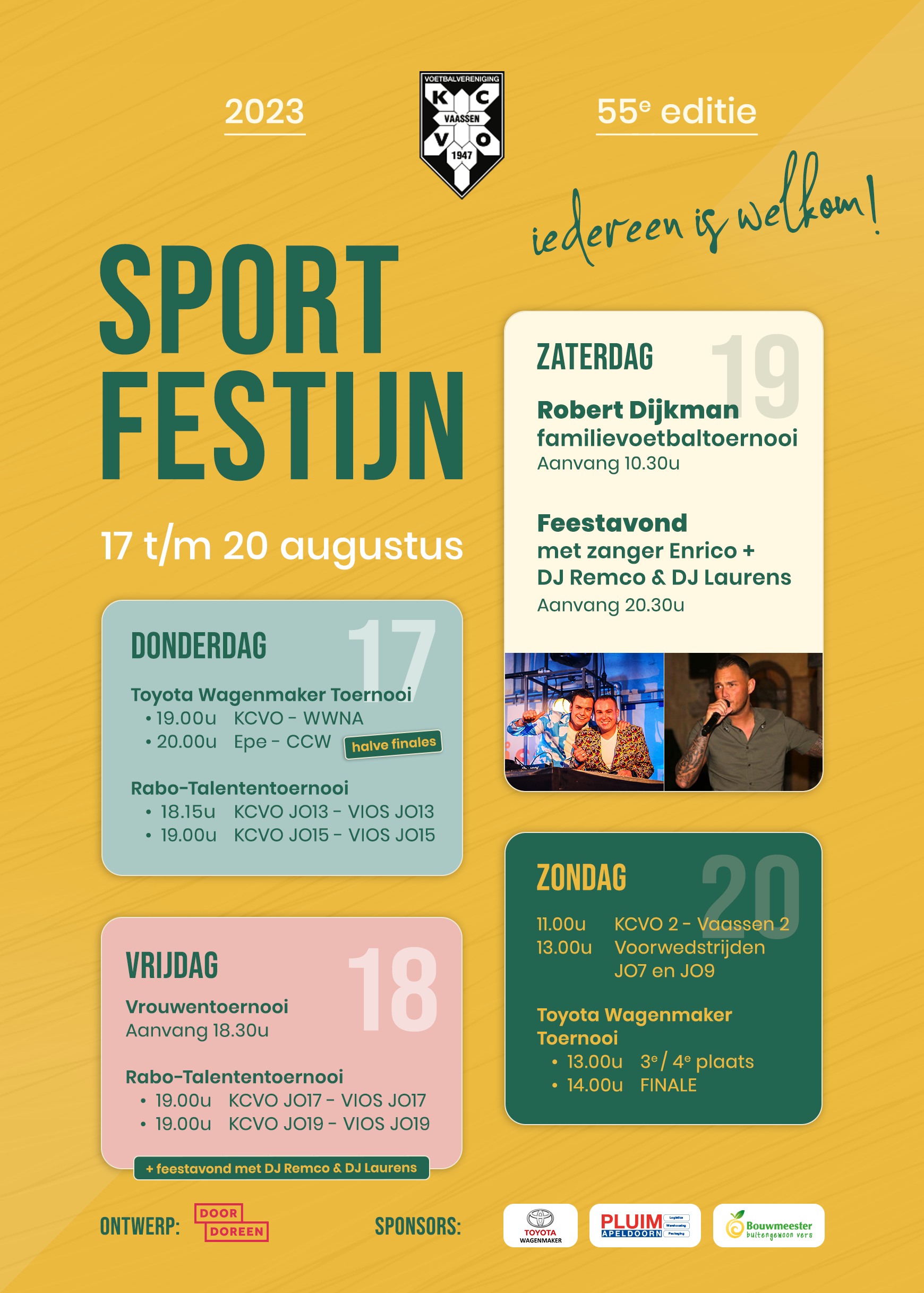 KCVO’s Sportfestijn blijft een evenement om de agenda voor te blokken