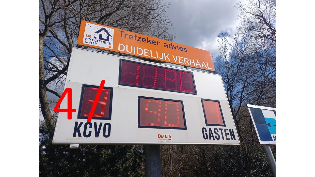 KCVO wint ruim van titelkandidaat Robur