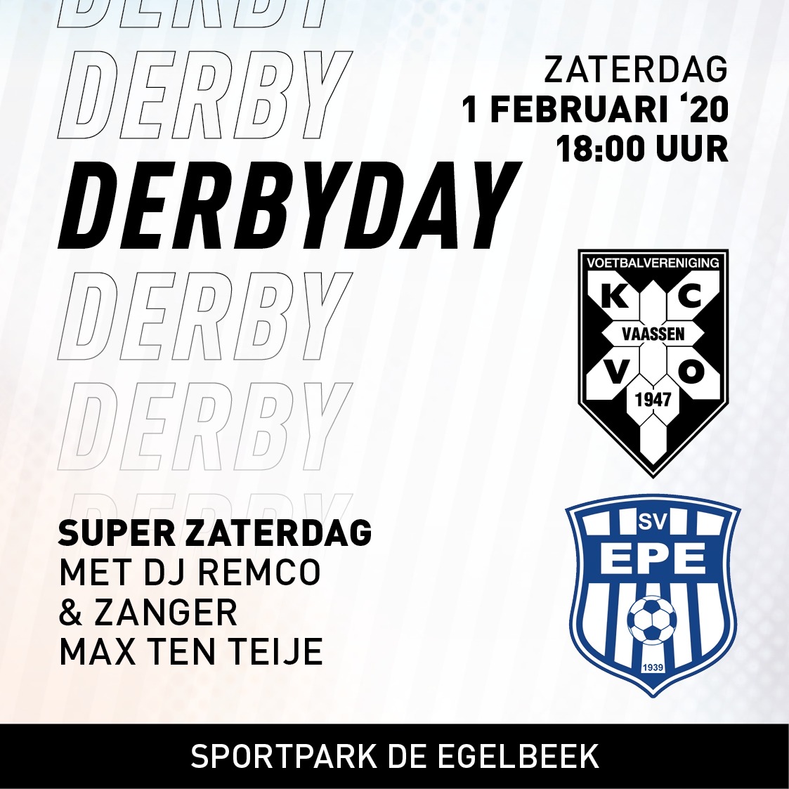 KCVO 1 – SV Epe 1: groot voetbalfestijn