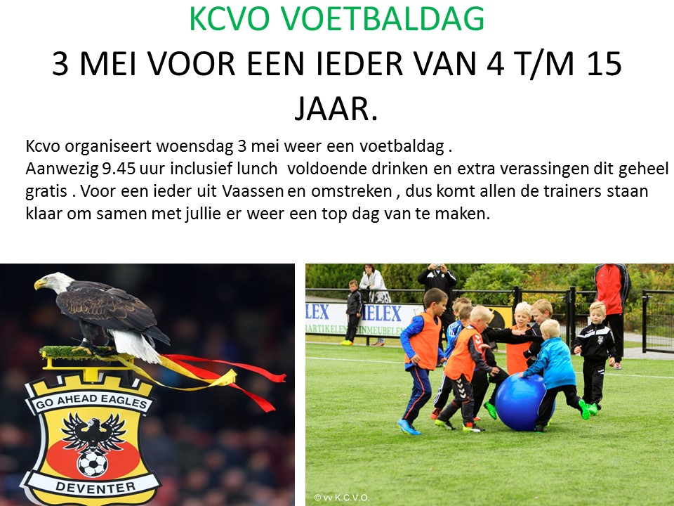KCVO VOETBALDAG 3 mei 2017