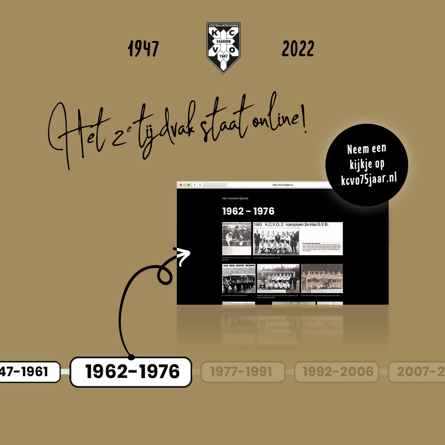 Het tweede tijdvak 1962-1976 staat online!