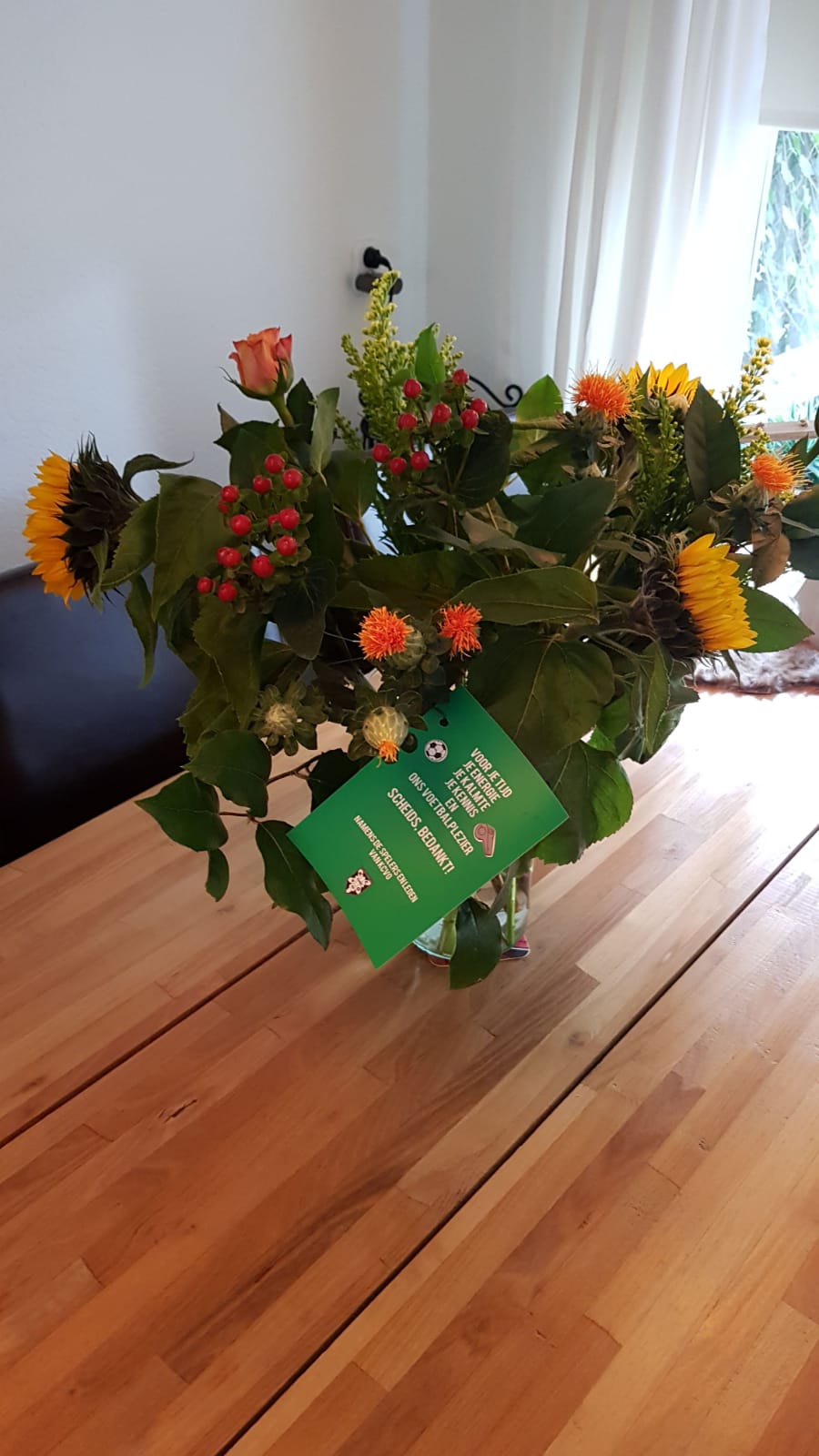 Bedankje van Joop en Gerda Blokvoort