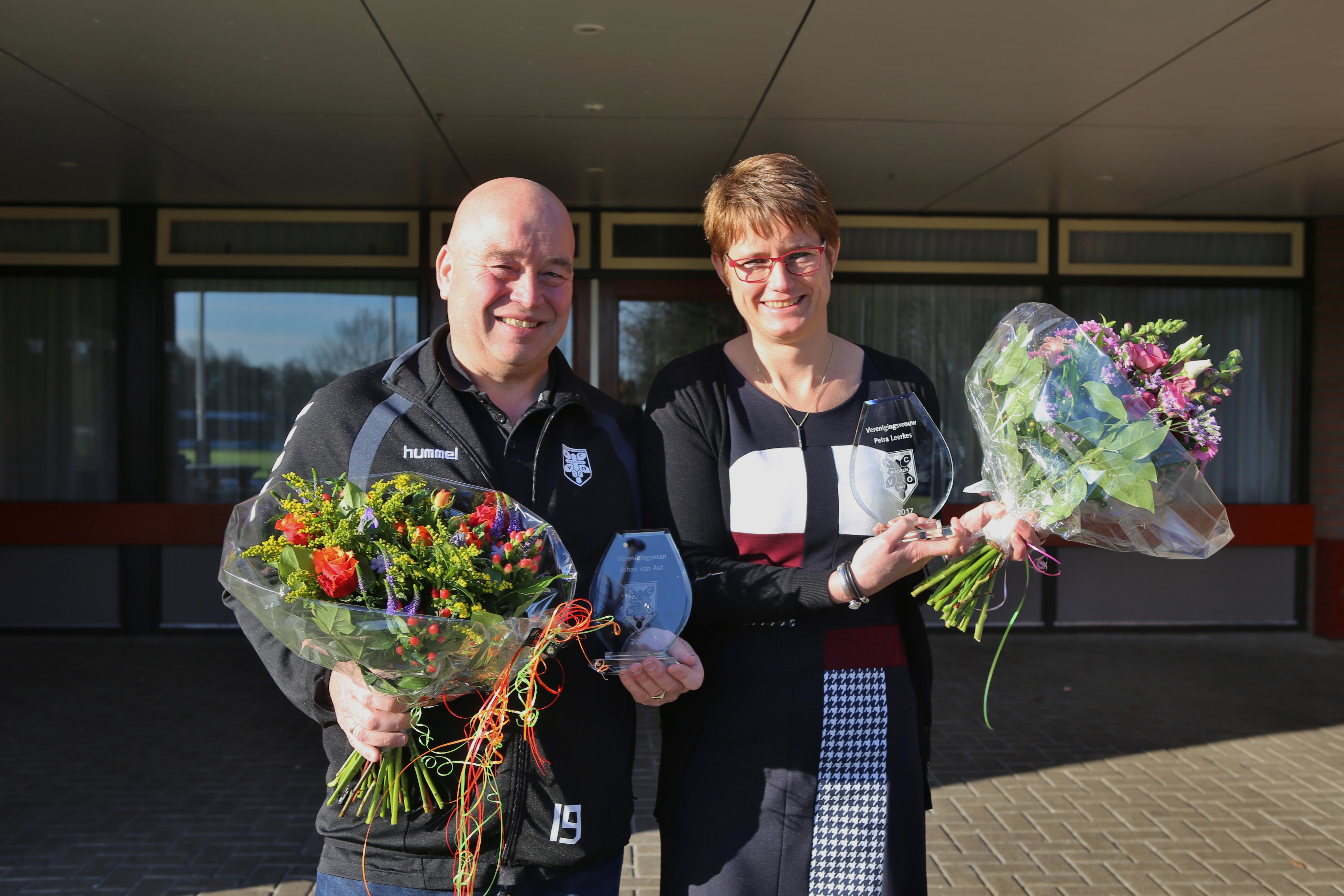 Petra en Johan verenigingsvrouw en man KCVO 2017