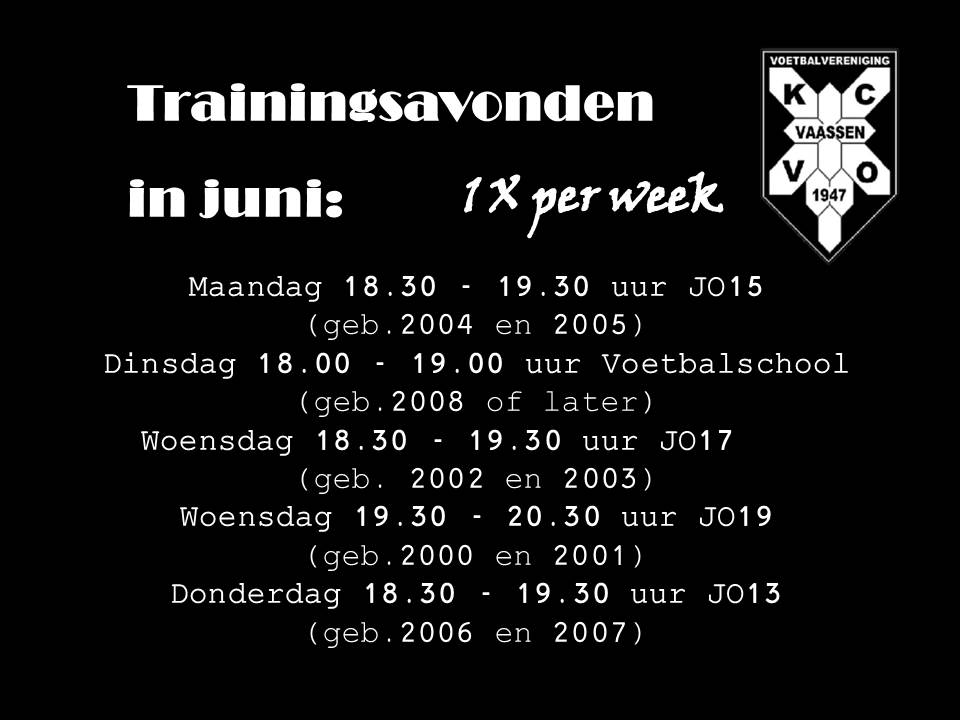 Trainingen