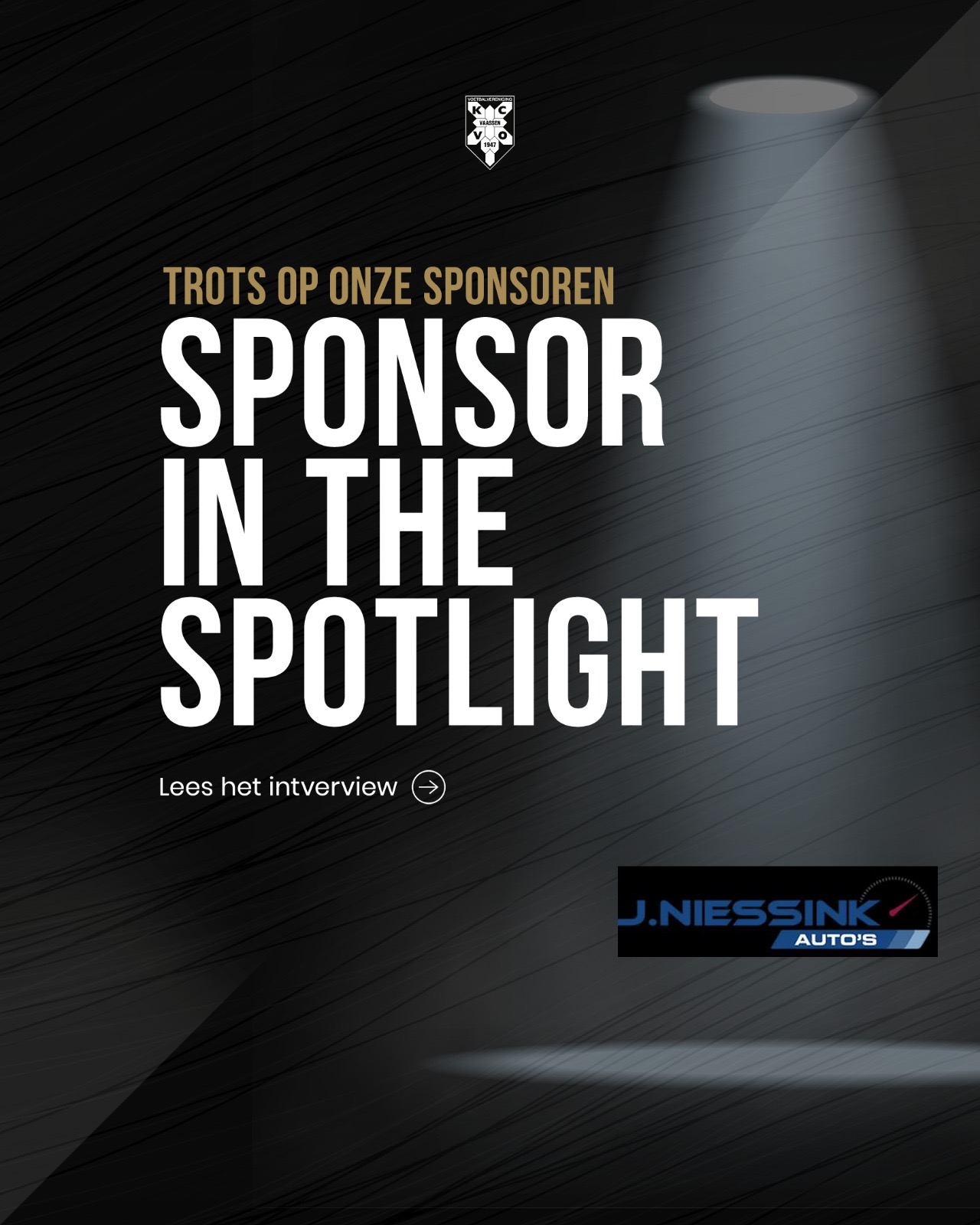 Sponsor in the spotlight: J. Niessink auto’s