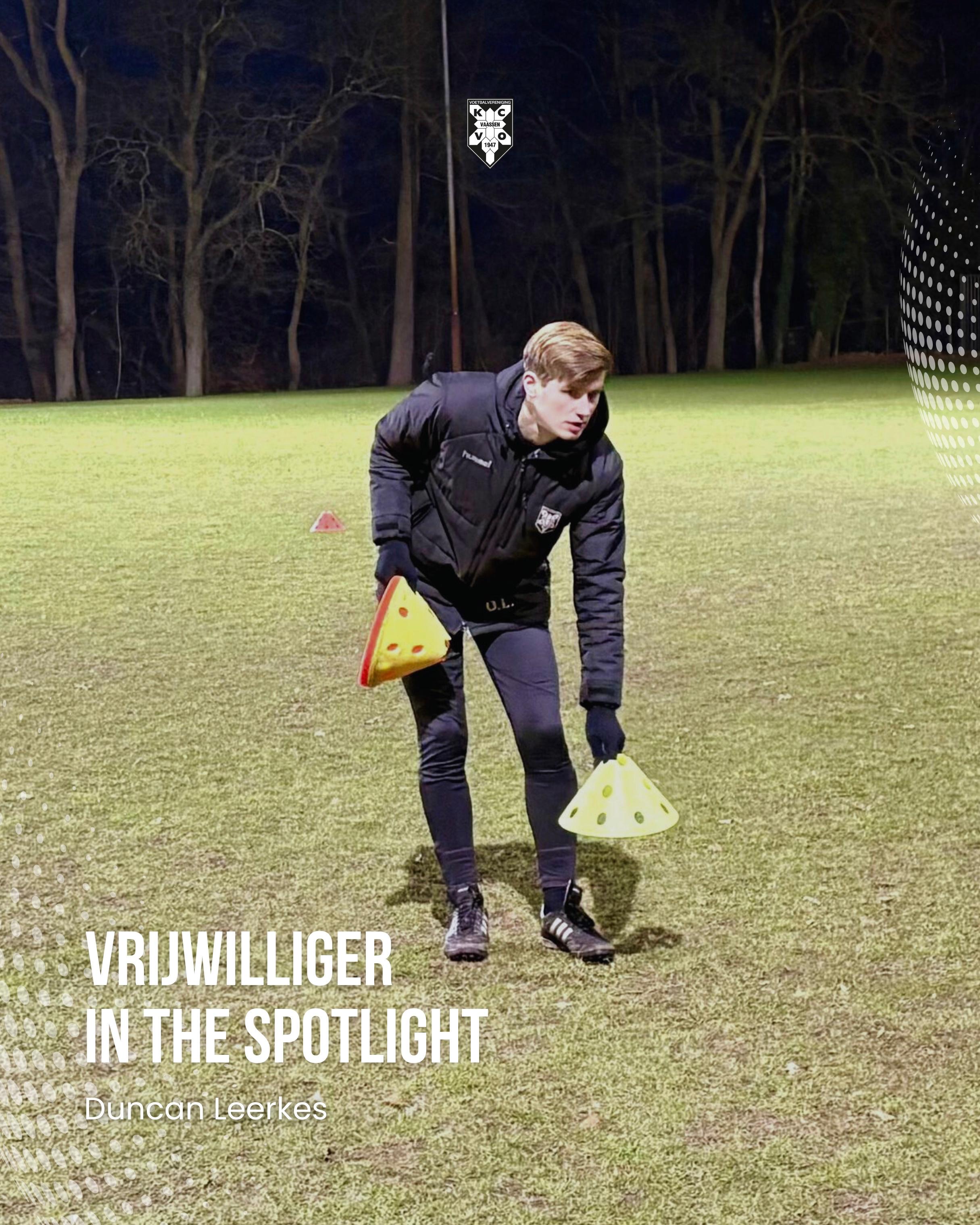 Vrijwilliger in the spotlight: Duncan Leerkes