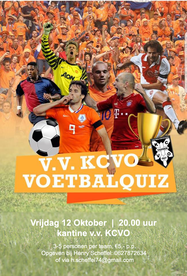 v.v. K.C.V.O. Voetbalquiz
