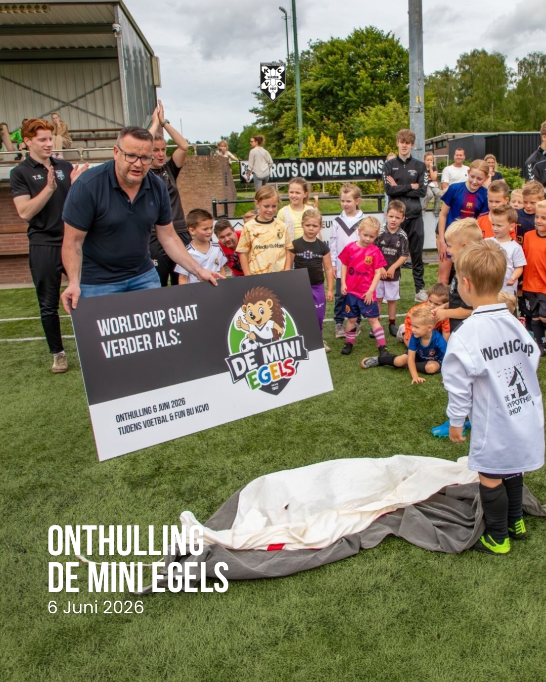 Onthulling “De mini egels”